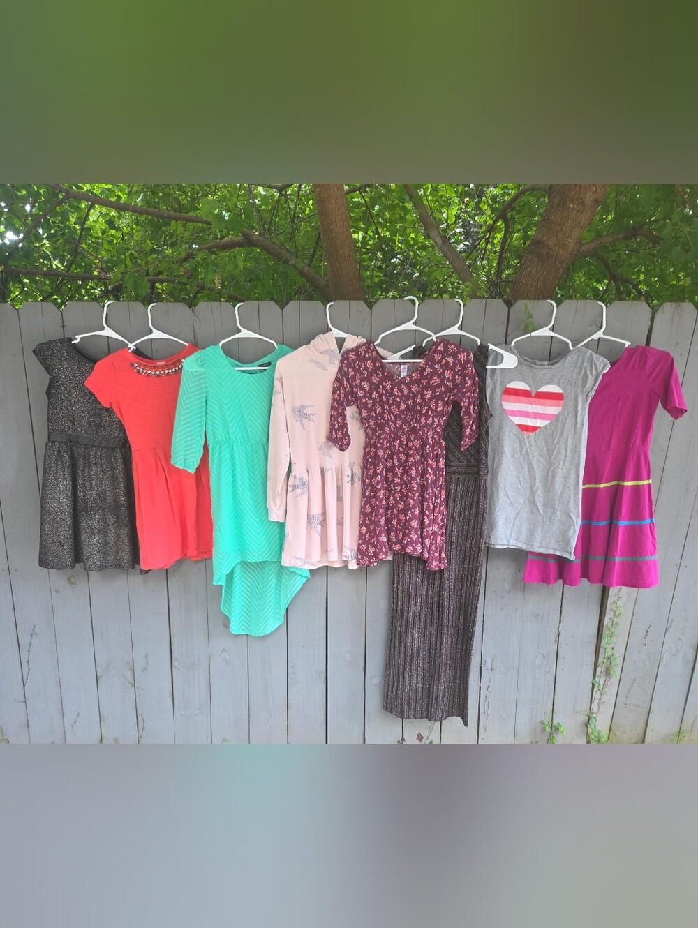 Girls Dress & Romper Bundle Large 10/12